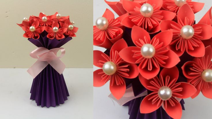 beautiful Paper Flower Bouquet.